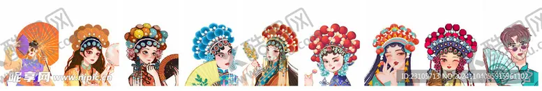编号：63088501142037127918【酷图网】源文件下载-国潮京剧