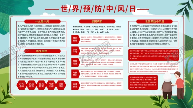 编号：27918605102239139183【酷图网】源文件下载-预防中风健康公益活动海报素材