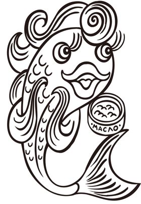 卡通画彩笔简笔描绘