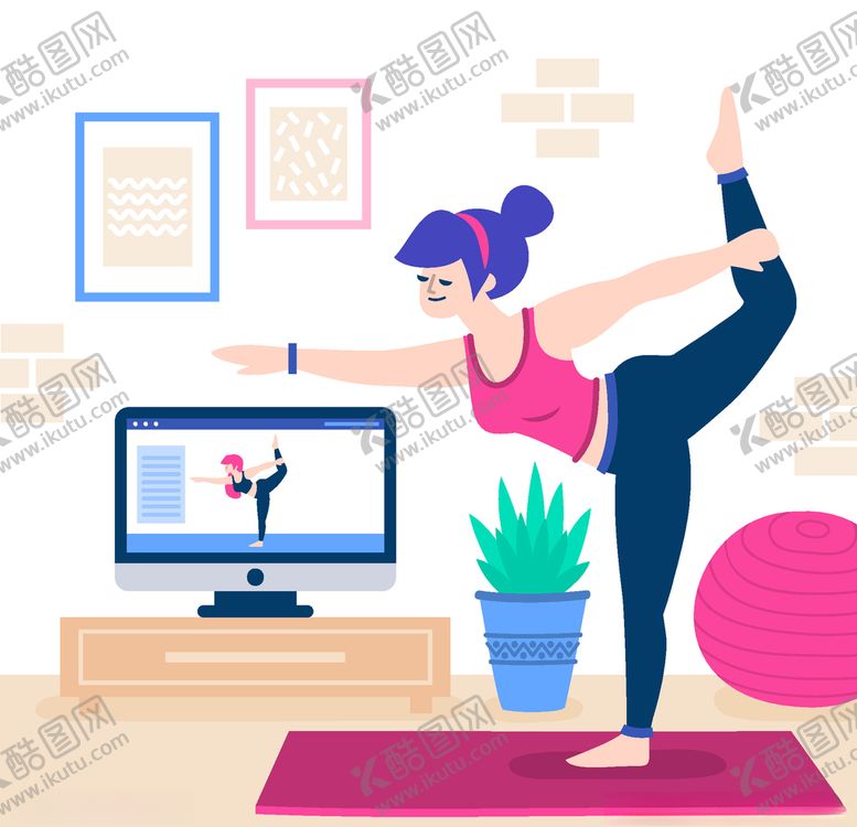 编号：66249205131921445776【酷图网】源文件下载-瑜伽
