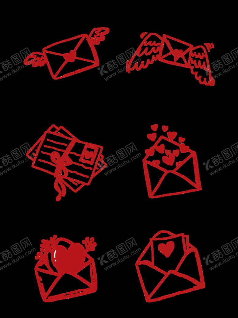 编号：20918709240807433640【酷图网】源文件下载-七夕心形素材