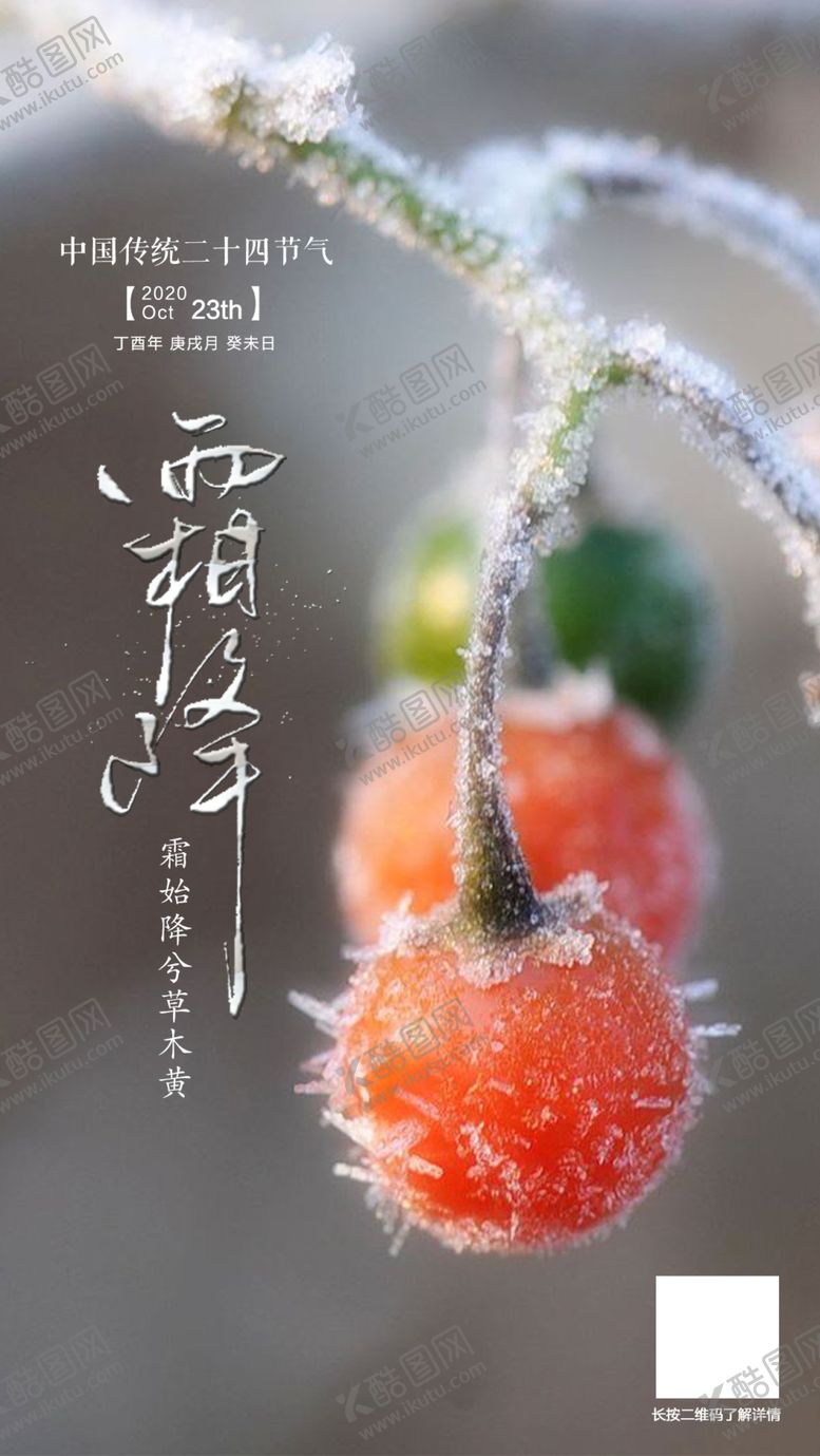 编号：89767805131218304819【酷图网】源文件下载-霜降海报