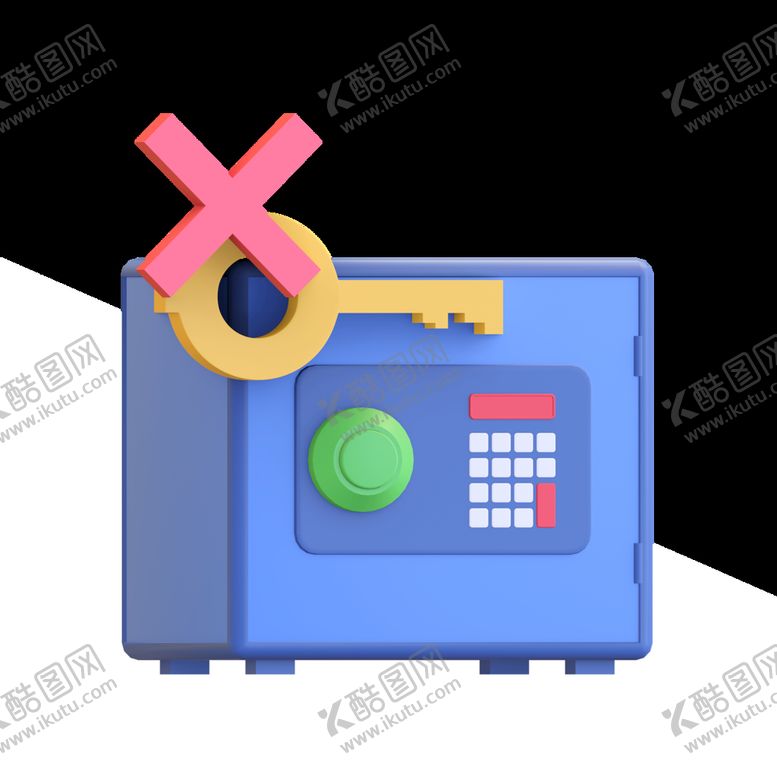 编号：96660710180013092346【酷图网】源文件下载-保险柜