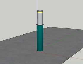 电动升降柱3D渲染图