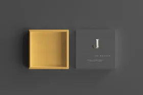 包装盒样机展示VI宣传LOGO