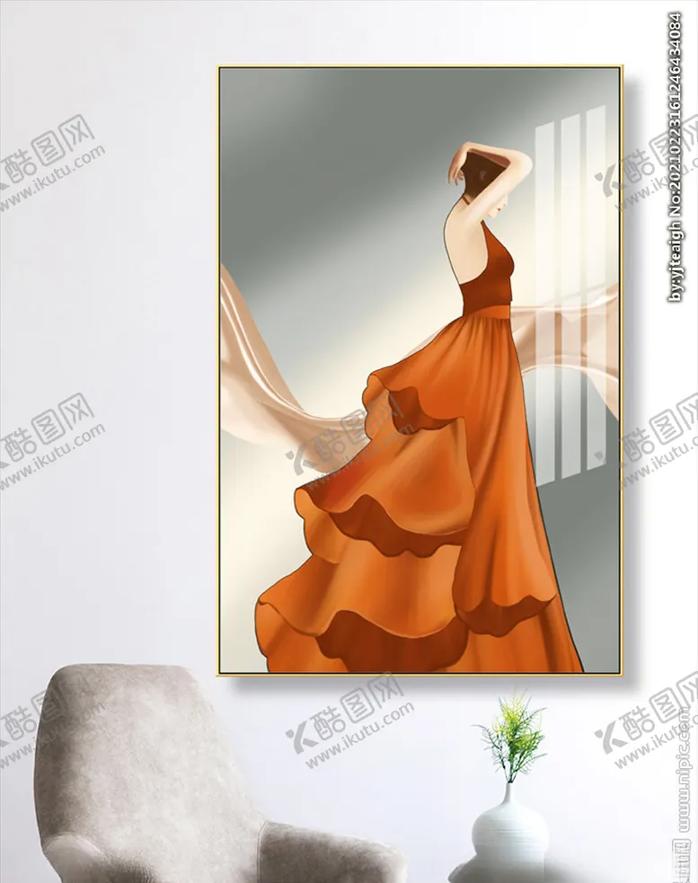 编号：55417103092153044504【酷图网】源文件下载-美女装饰画