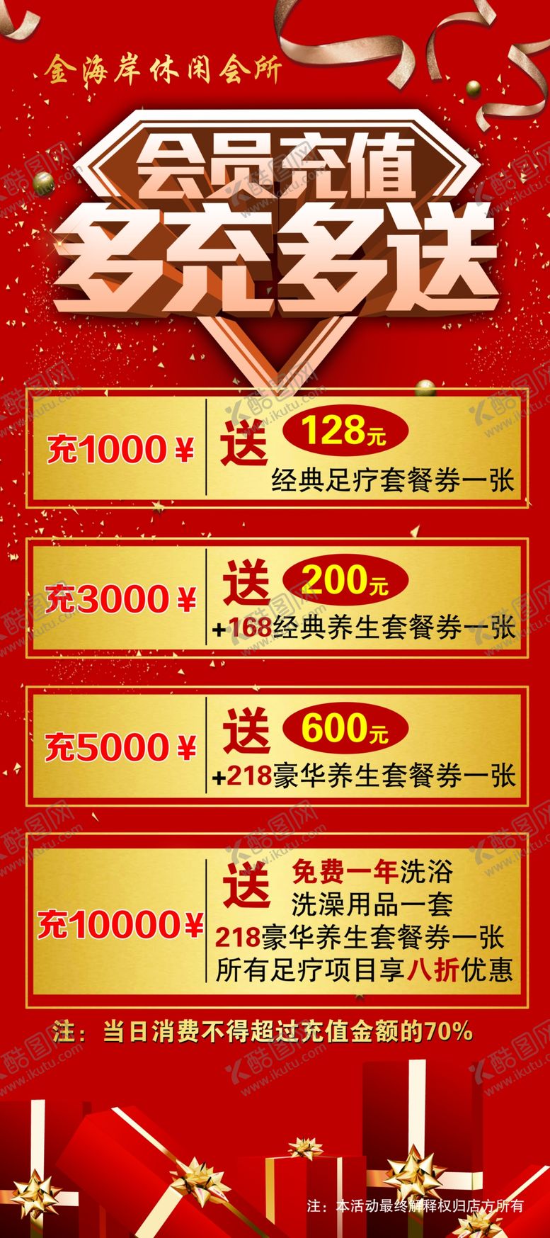 编号：31026204180821546916【酷图网】源文件下载-充值展架