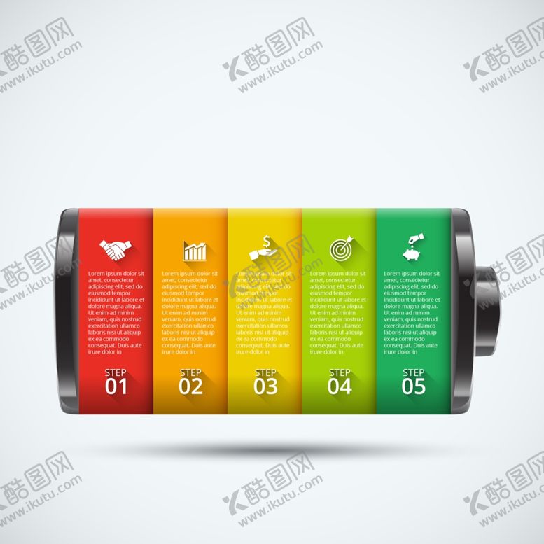 编号：34819809260851085137【酷图网】源文件下载-商务信息工作业务步骤图表