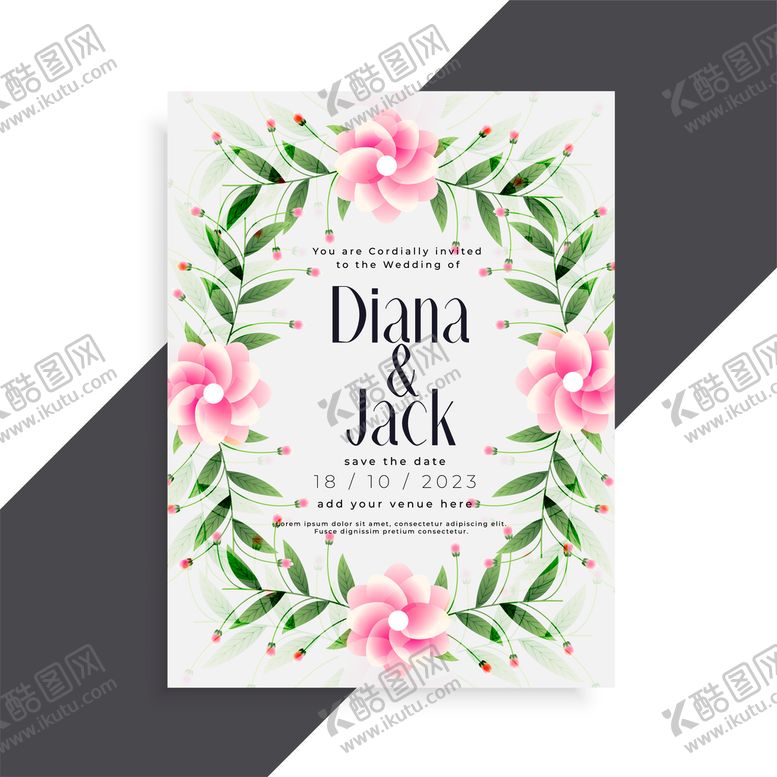 编号：80153609251432432065【酷图网】源文件下载-婚礼卡片