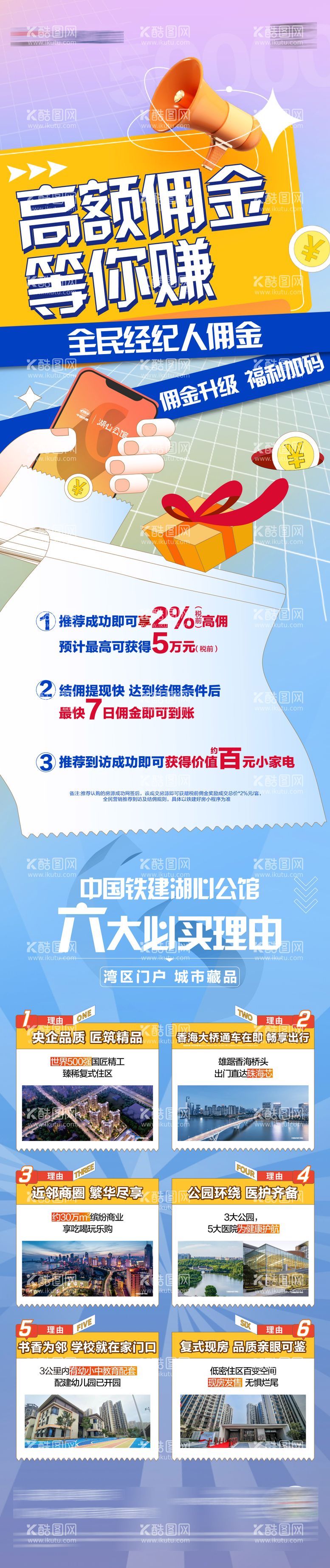 编号：44154912021324581762【酷图网】源文件下载-全民经纪人微信长图海报