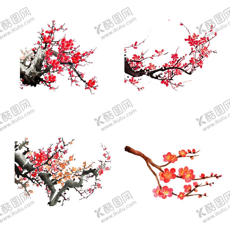 编号：46123509121333496745【酷图网】源文件下载-梅花素材 