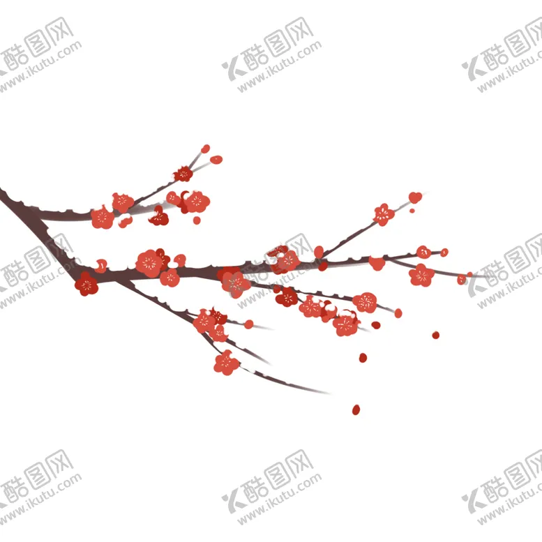 编号：24381705171834214325【酷图网】源文件下载-中国风水墨梅