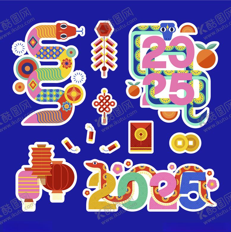 编号：90680102270523012402【酷图网】源文件下载-2025蛇年