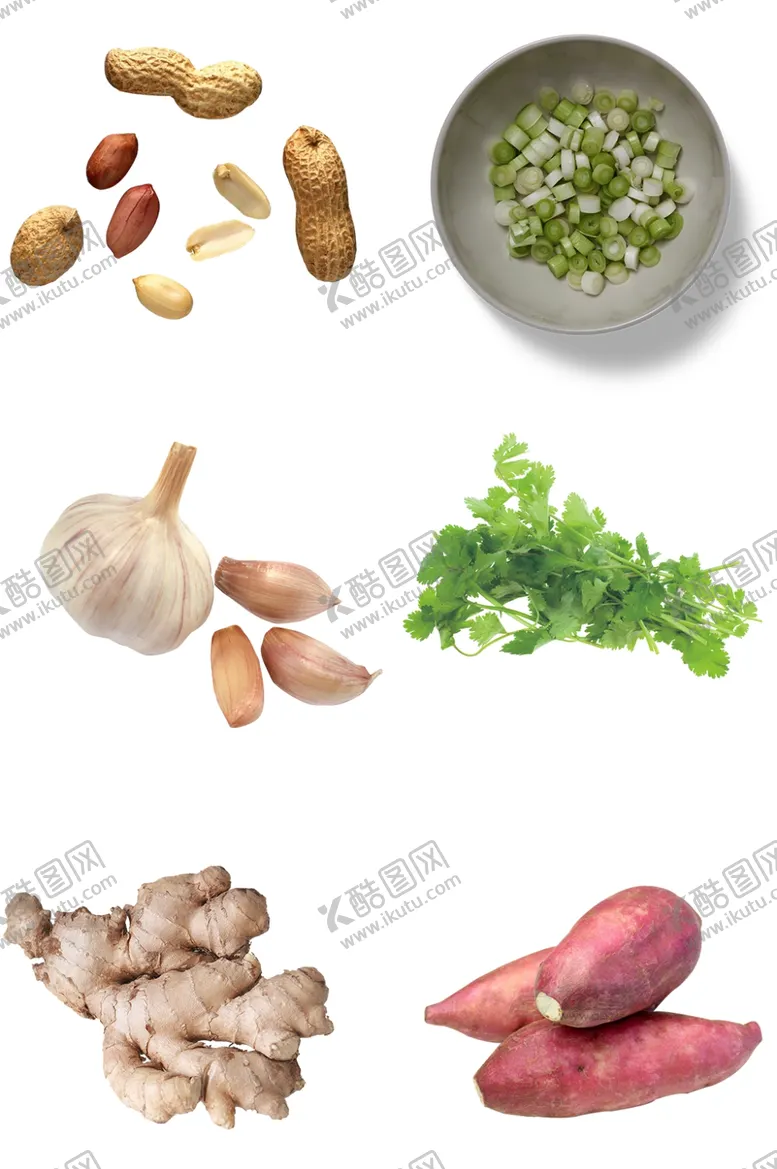 编号：20218502192114029171【酷图网】源文件下载-香菜蒜姜葱元素