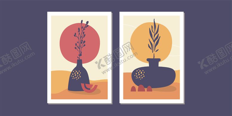 编号：45790710062103128028【酷图网】源文件下载-日式风格装饰画展示