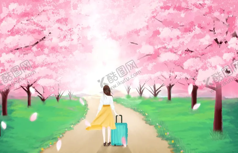 编号：41205505030901094336【酷图网】源文件下载-手绘樱花