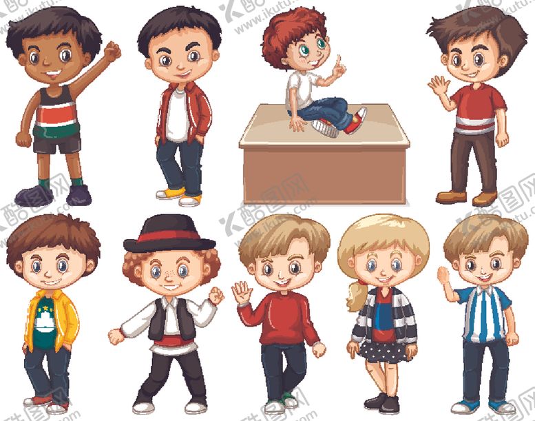 编号：22285606190203115748【酷图网】源文件下载-卡通儿童