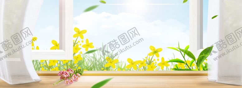 编号：44925207091742153987【酷图网】源文件下载-春季简约促销海报banner