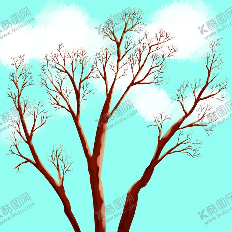 编号：14711709261012239269【酷图网】源文件下载-手绘大树杆