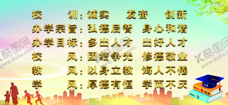 编号：03645809300557297694【酷图网】源文件下载-校训