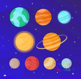 卡通星球行星