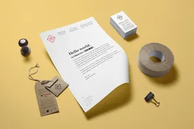 VI样机品牌纸杯办公用品台历