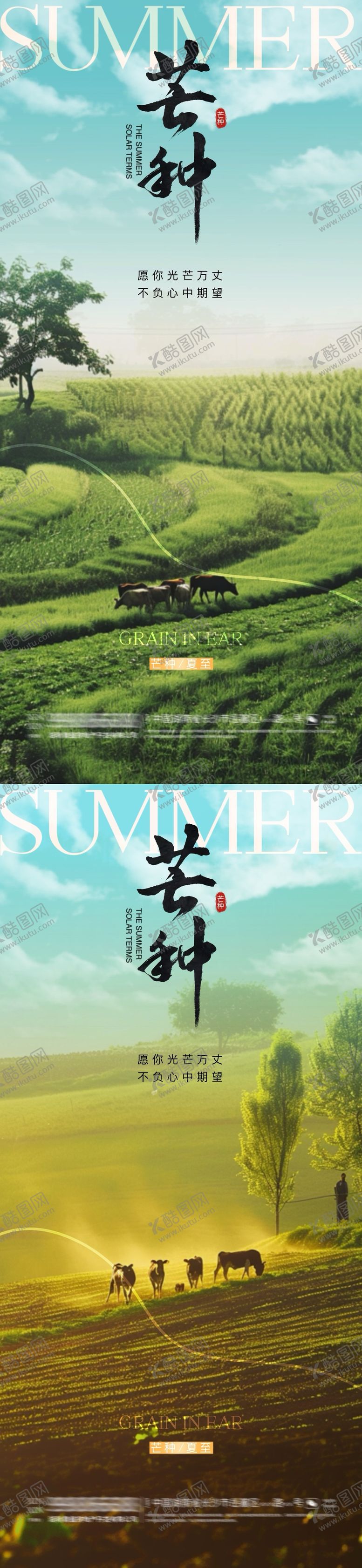 编号：83394312010324574003【酷图网】源文件下载-地产芒种海报