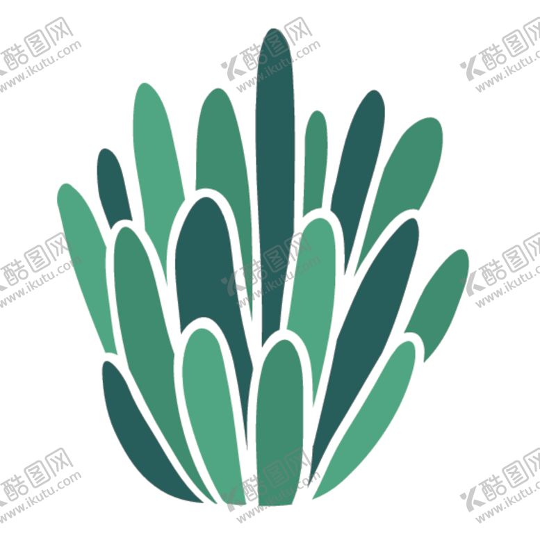 编号：35946310031637393024【酷图网】源文件下载-小清新仙人掌绘画图案