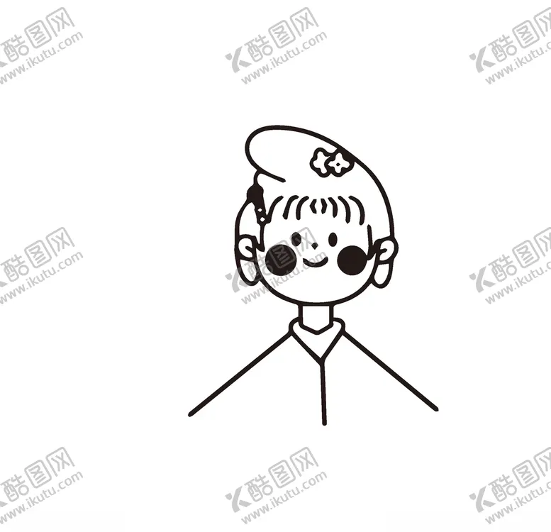 编号：85814504131336335411【酷图网】源文件下载-卡通古代女孩