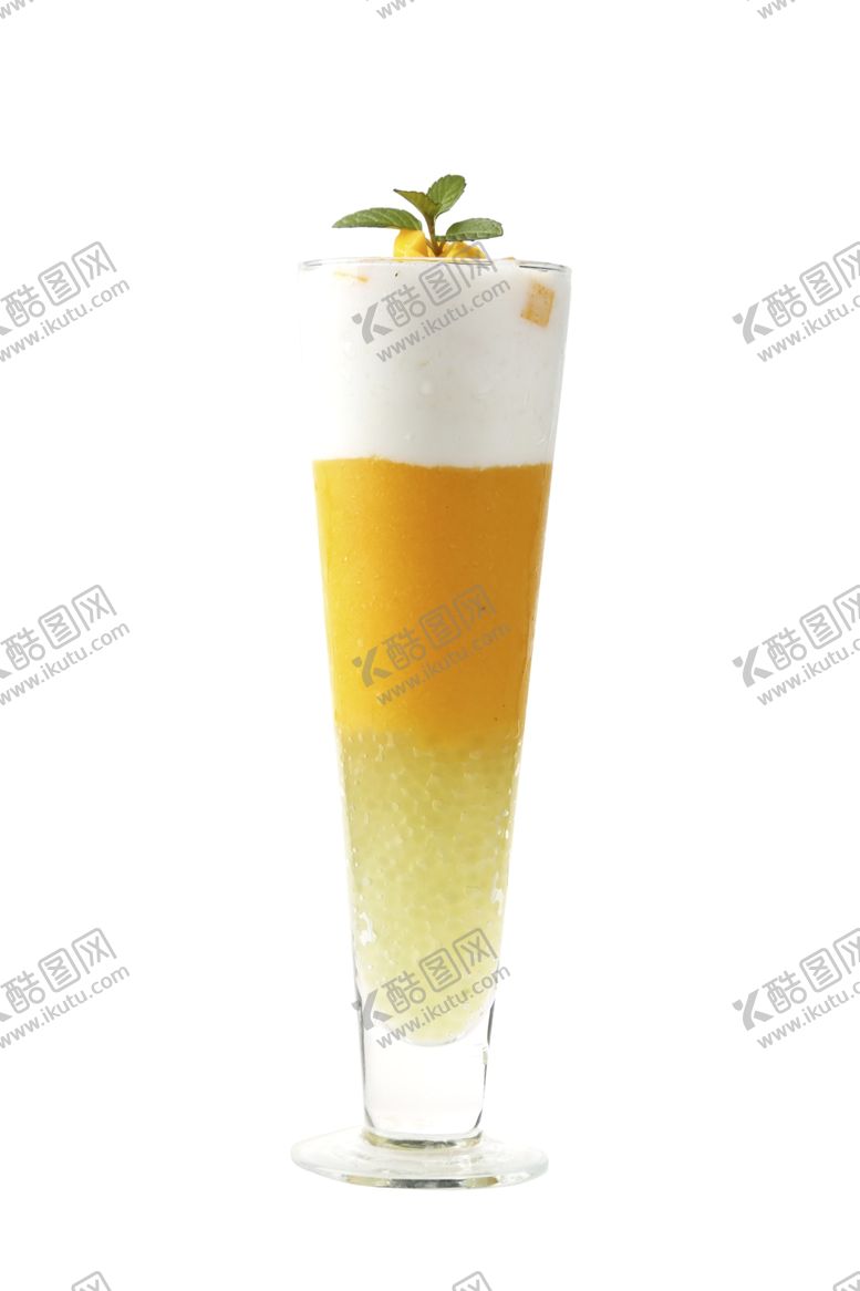 编号：55229010010810505151【酷图网】源文件下载-芒果白珍珠奶盖