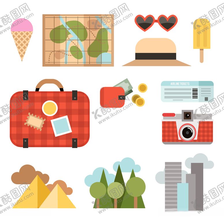 编号：45347909291608266196【酷图网】源文件下载-旅行元素