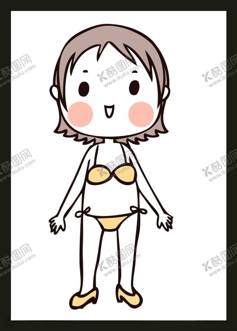 编号：50306602180944537660【酷图网】源文件下载-手绘女孩女人