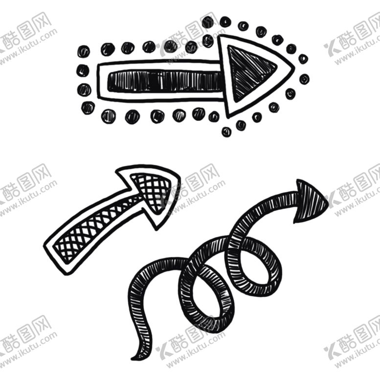 编号：61798804161454459021【酷图网】源文件下载-箭头插画