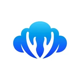 握手手势掌LOGO创意标志设计LOGO