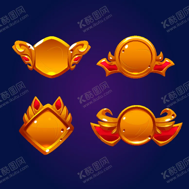编号：16279512110234225081【酷图网】源文件下载-复古按钮边框