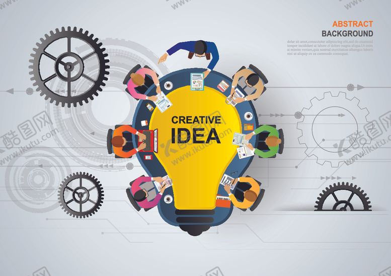 编号：48959209141503391581【酷图网】源文件下载-创意团队激发灵感时刻
