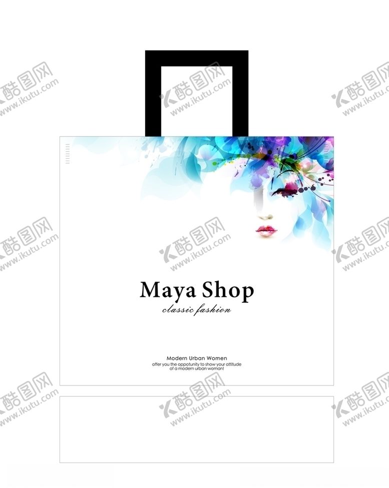 编号：91856009120324306600【酷图网】源文件下载-春夏手提袋花纹底纹