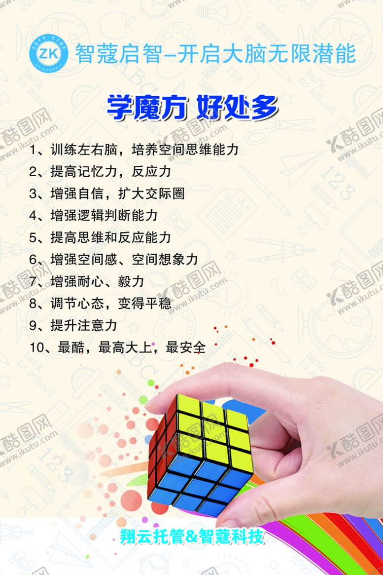 编号：90531010222002006498【酷图网】源文件下载-学魔方好处多
