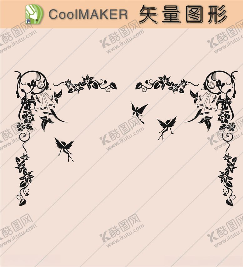 编号：54305410021004036865【酷图网】源文件下载-线稿剪影壁纸简洁手绘