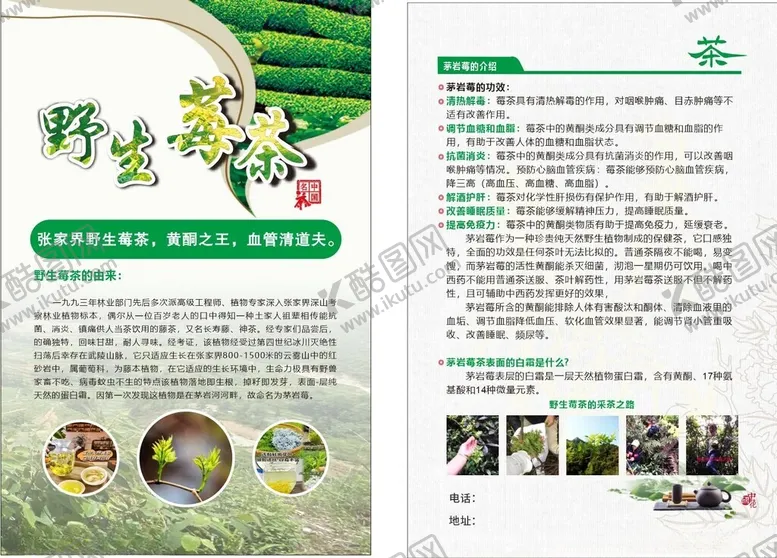 编号：60366507020248359572【酷图网】源文件下载-茶宣传页