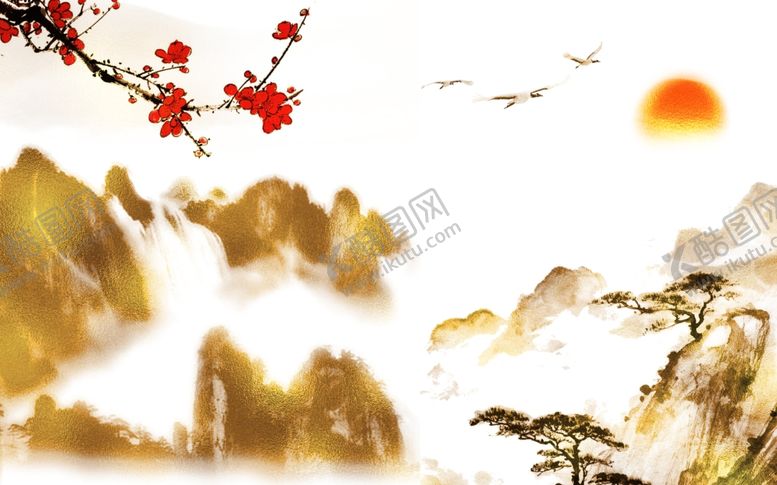 编号：39199504220144251239【酷图网】源文件下载-山水画