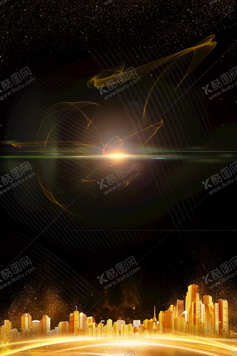 编号：36749610160805596536【酷图网】源文件下载-黑金背景