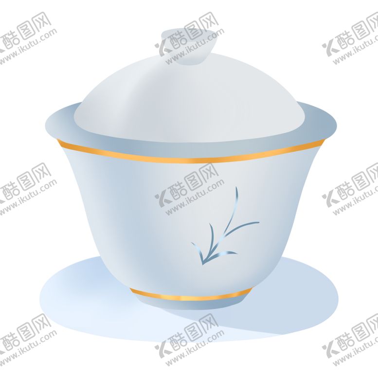 编号：21578801140557068366【酷图网】源文件下载-中式茶道器具白色茶碗茶杯