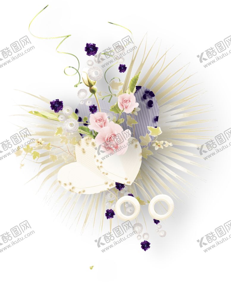 编号：25858109230242514005【酷图网】源文件下载-欧式创意花朵植物装饰