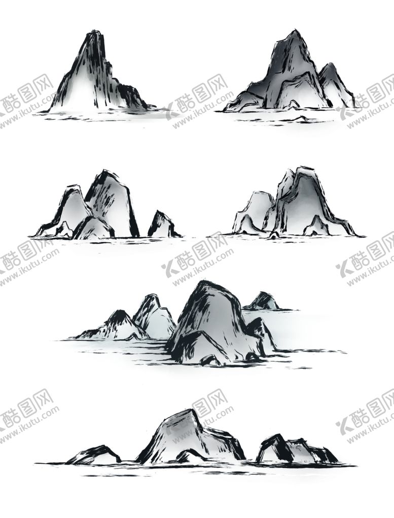 编号：58937801171852147099【酷图网】源文件下载-水墨画素材