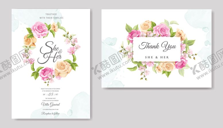 编号：51578209091450545504【酷图网】源文件下载-花卉卡片