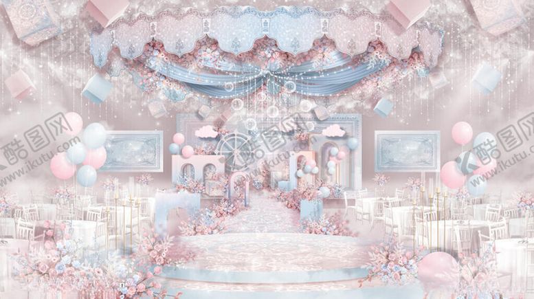 编号：79506011021050405549【酷图网】源文件下载-公主婚礼舞台