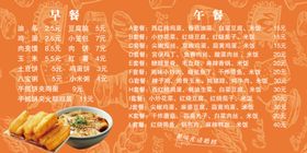 美味早午餐海报