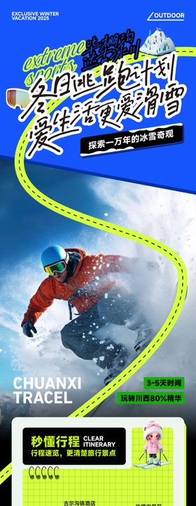 旅游路线推荐海报