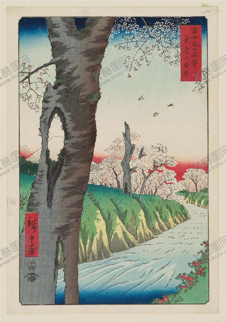 编号：12191410200239555922【酷图网】源文件下载-日本风景浮世绘